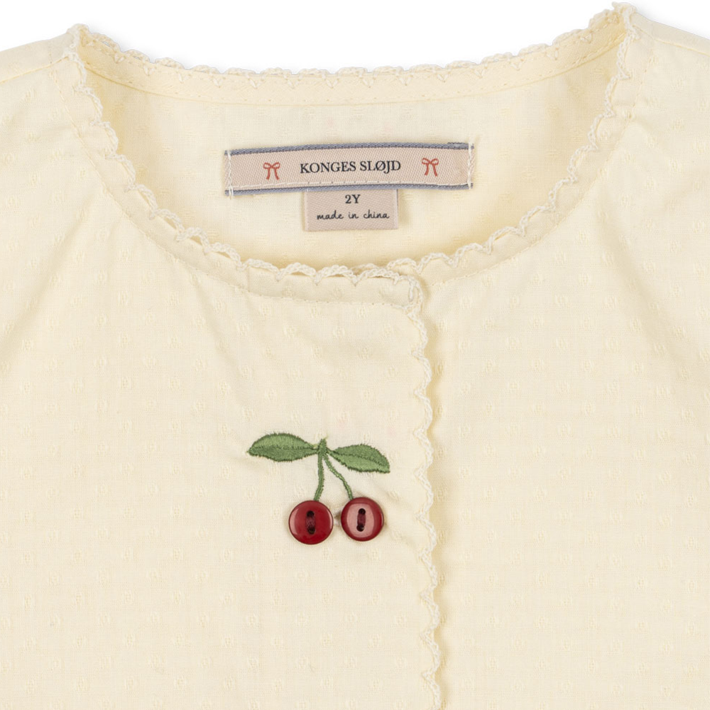 Konges Sløjd Kleid 'Evia' Cherry Cloud Cream - Online MY SNOWFLAKE