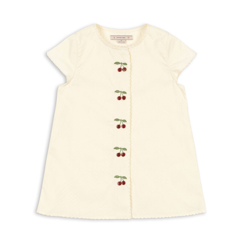 Konges Sløjd Kleid 'Evia' Cherry Cloud Cream - Online MY SNOWFLAKE