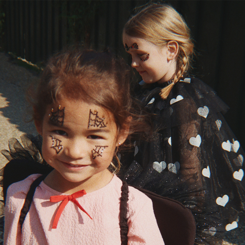 Konges Sløjd Halloween Glitzersteine fürs Gesicht Black