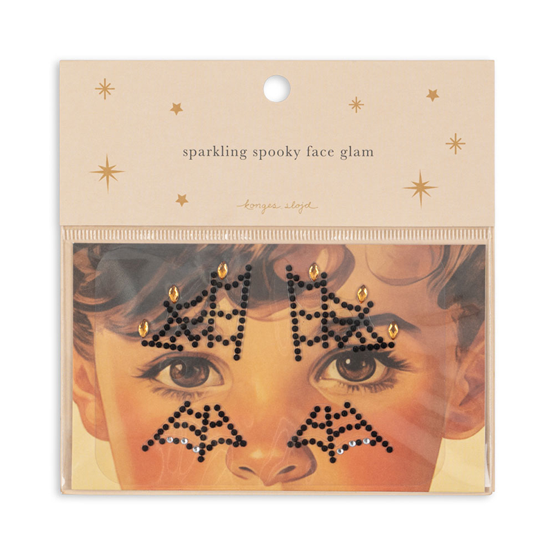 Konges Sløjd Halloween Glitzersteine fürs Gesicht Black