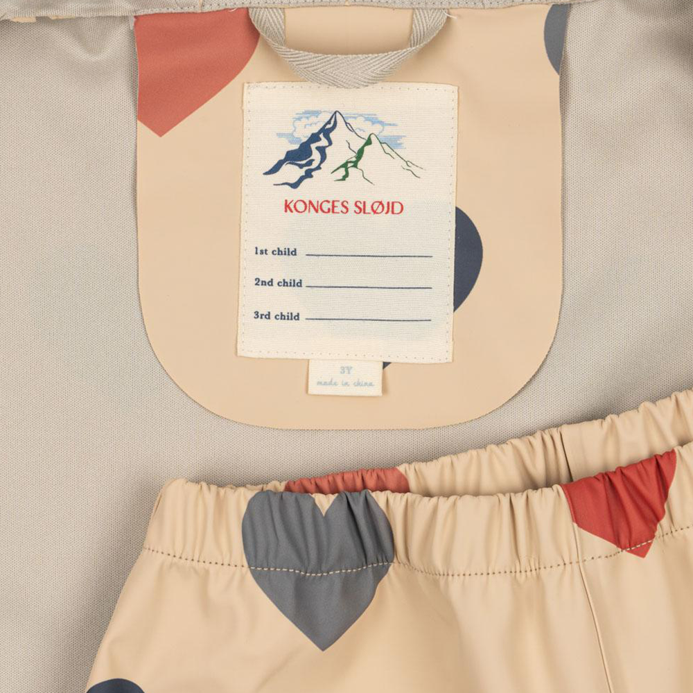 Konges Sløjd  Regenjacke/-hose Set &#39;Faire&#39;  Bon Coeur Coloré
