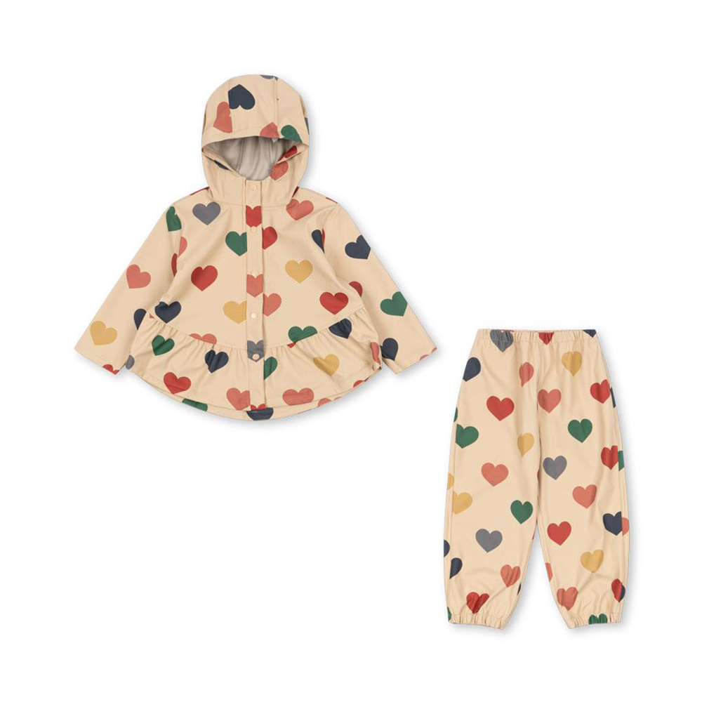 Konges Sløjd  Regenjacke/-hose Set &#39;Faire&#39;  Bon Coeur Coloré