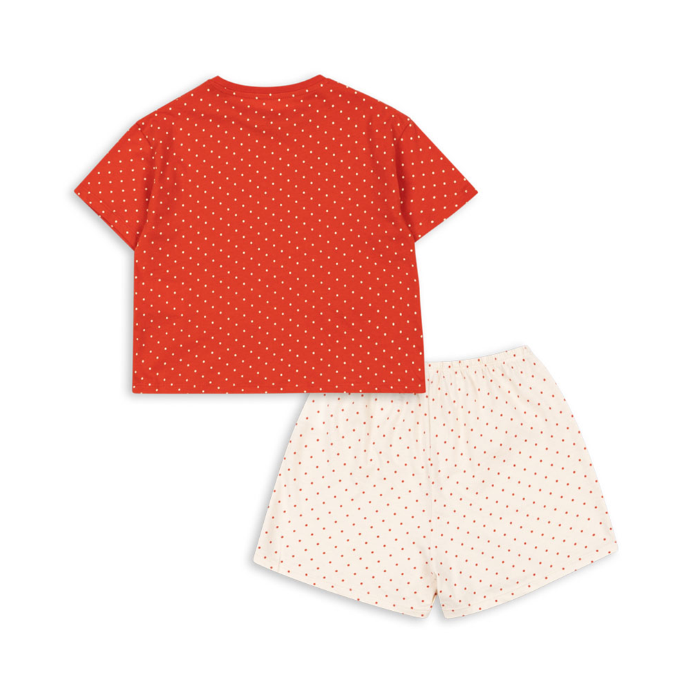 Konges Sløjd T-shirt et short « Famo Box Fit » Fraise Dot