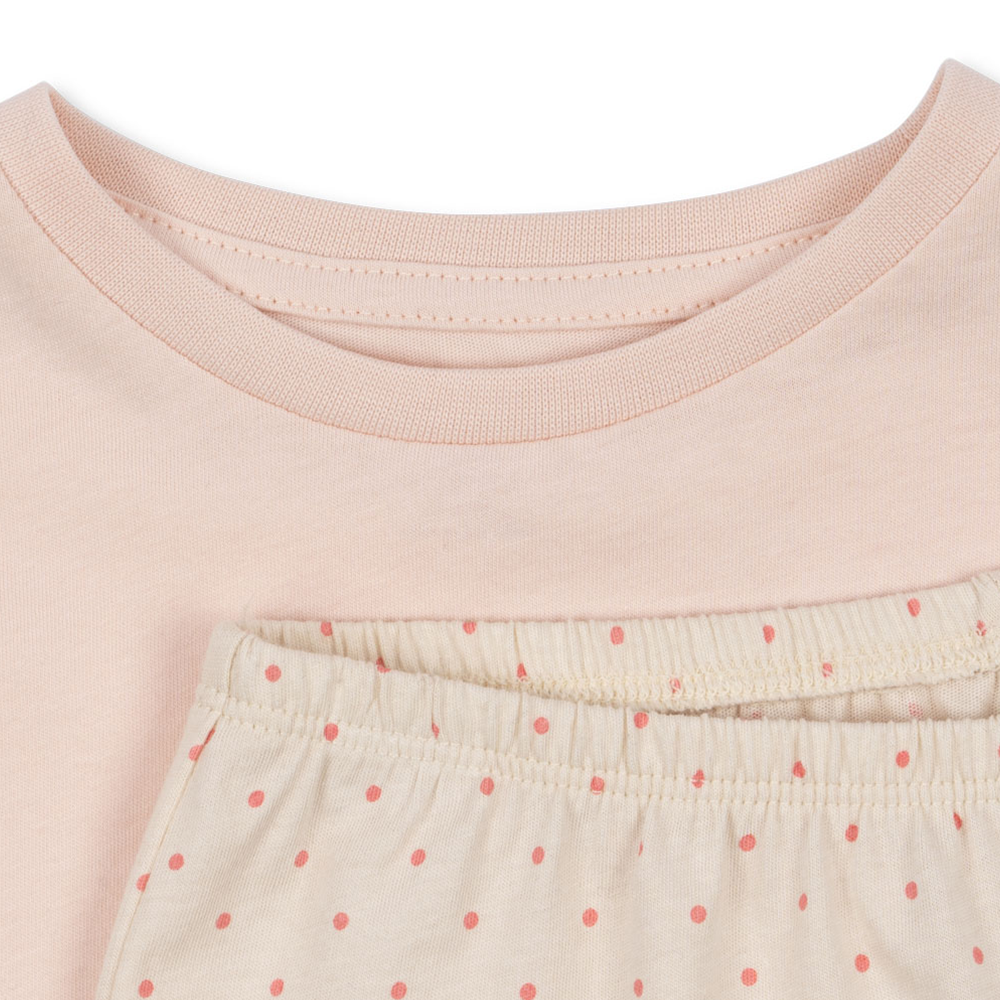 Konges Sløjd T-Shirt and Shorts 'Famo Box Fit' Pirouette Dot/Creole Pink