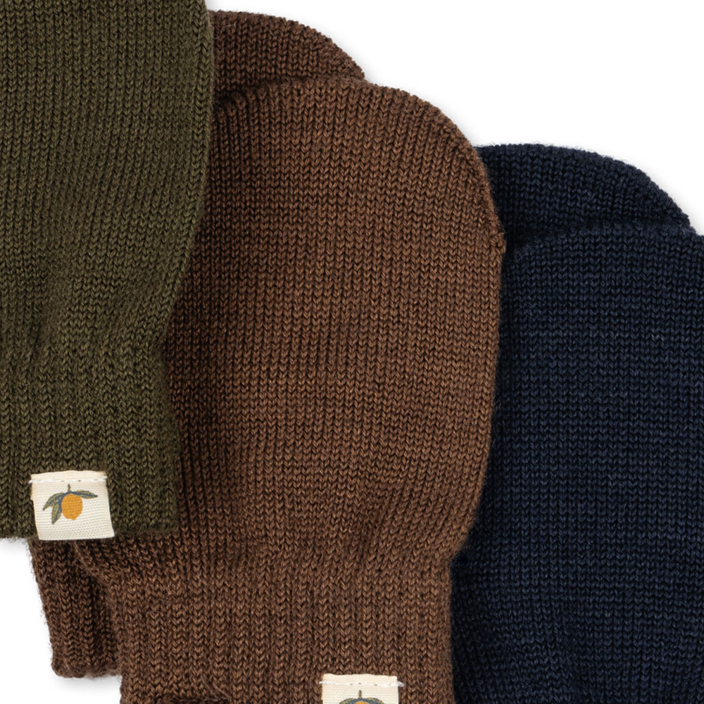 Konges Sløjd Moufles « Filla » lot de 3 Forest Mix