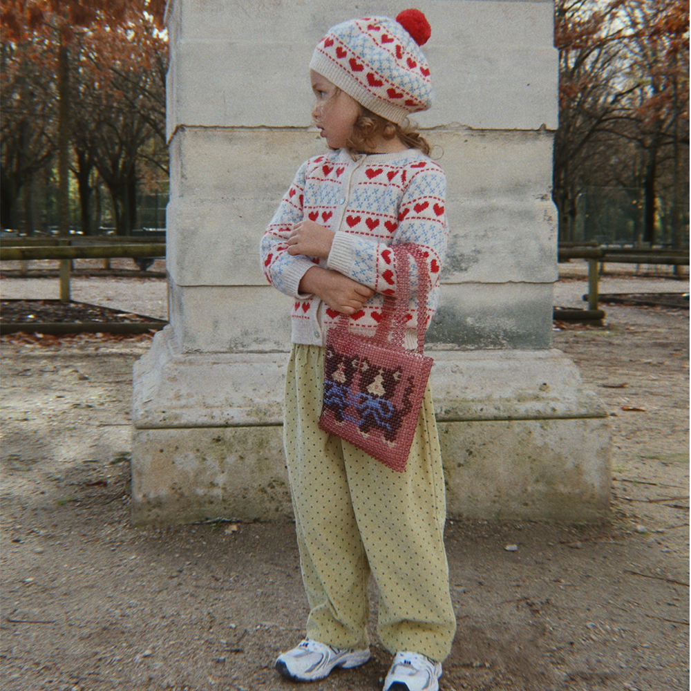 Konges Sløjd Fine Corduroy Trousers 'Marlo' Dot Leek