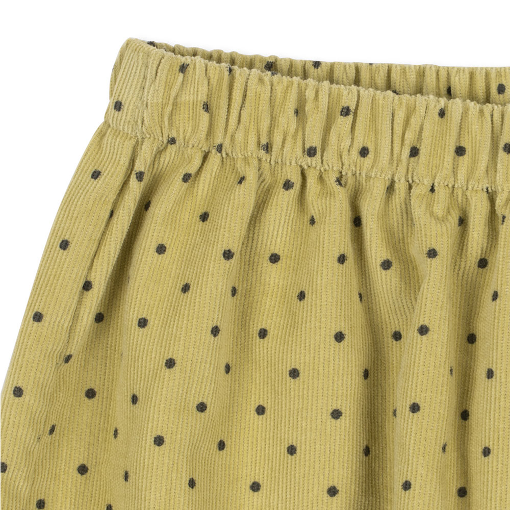 Konges Sløjd Fine Corduroy Trousers 'Marlo' Dot Leek