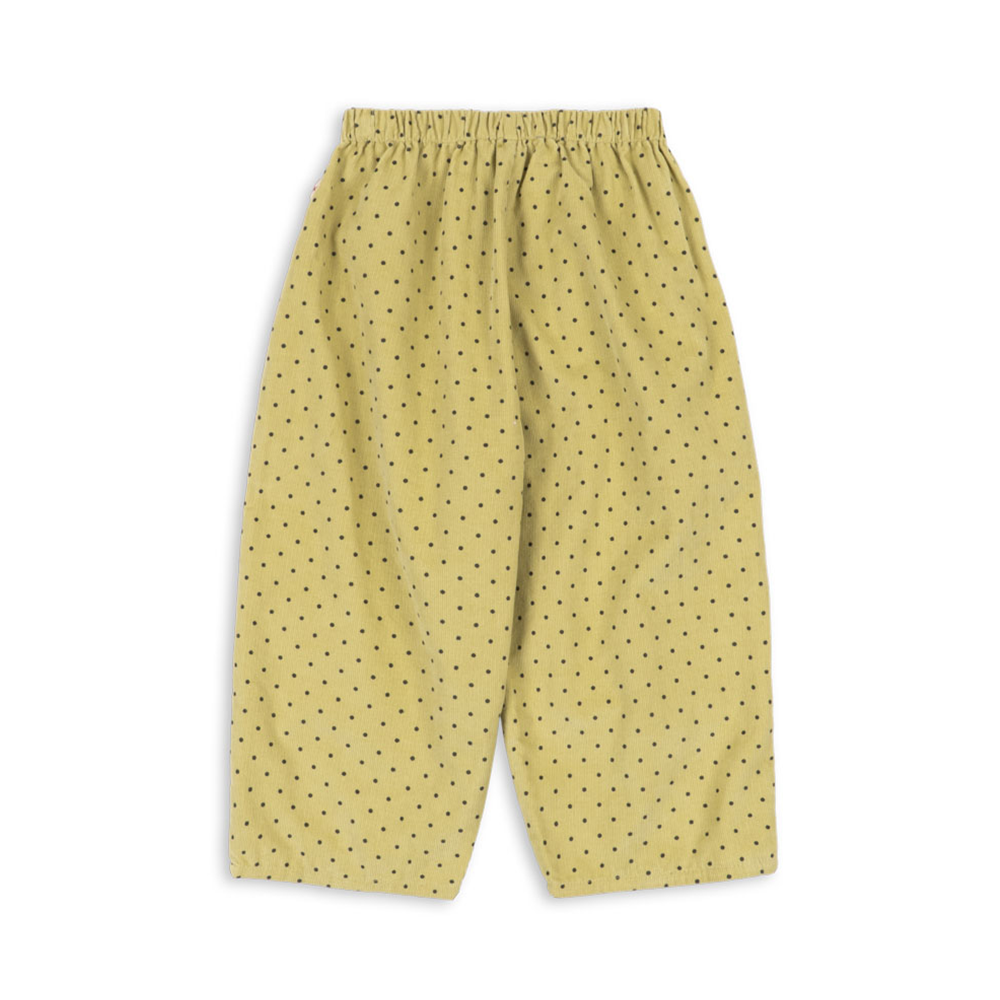 Konges Sløjd Fine Corduroy Trousers 'Marlo' Dot Leek