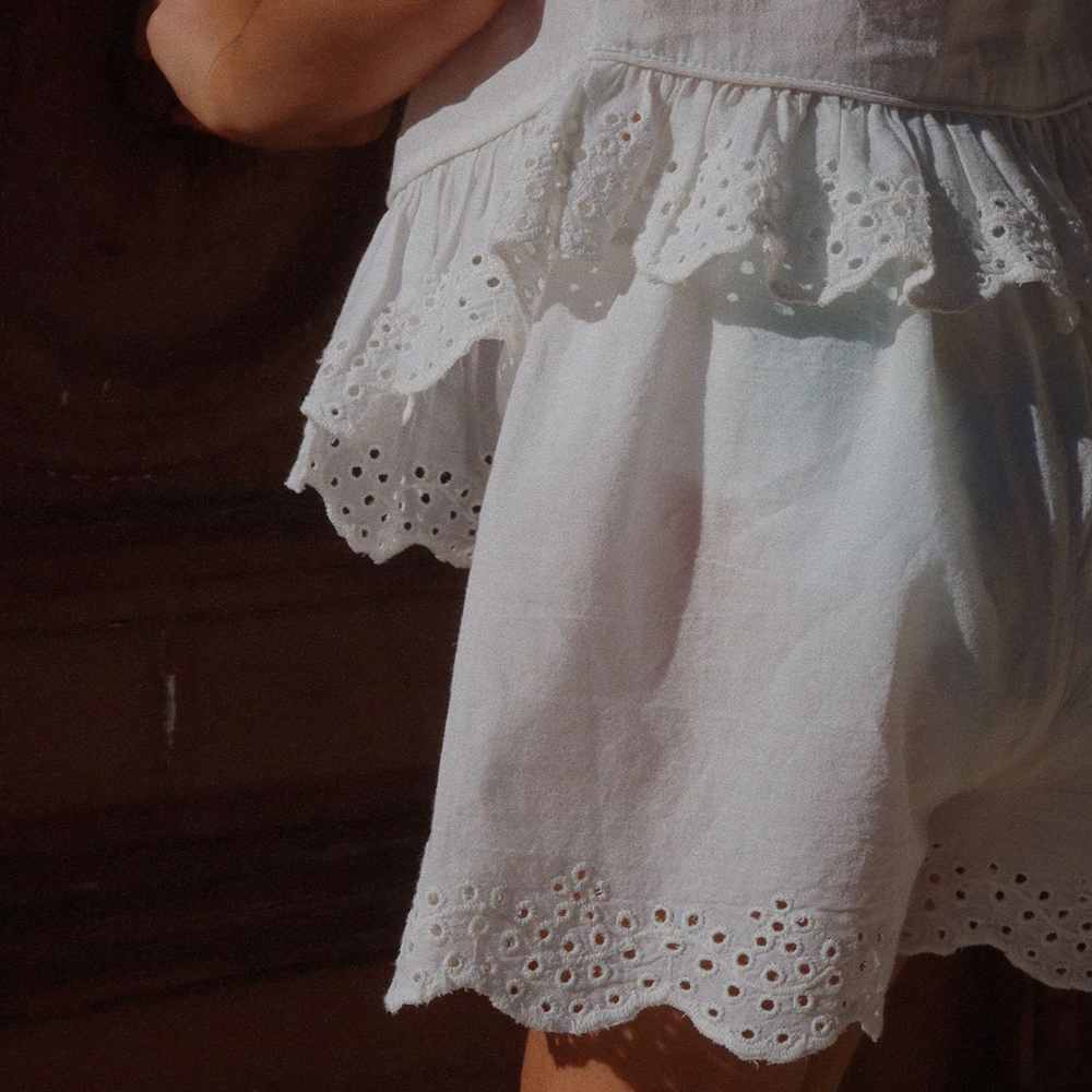 Konges Sløjd Shorts &#39;RHW X KS&#39; Fiori Optic White