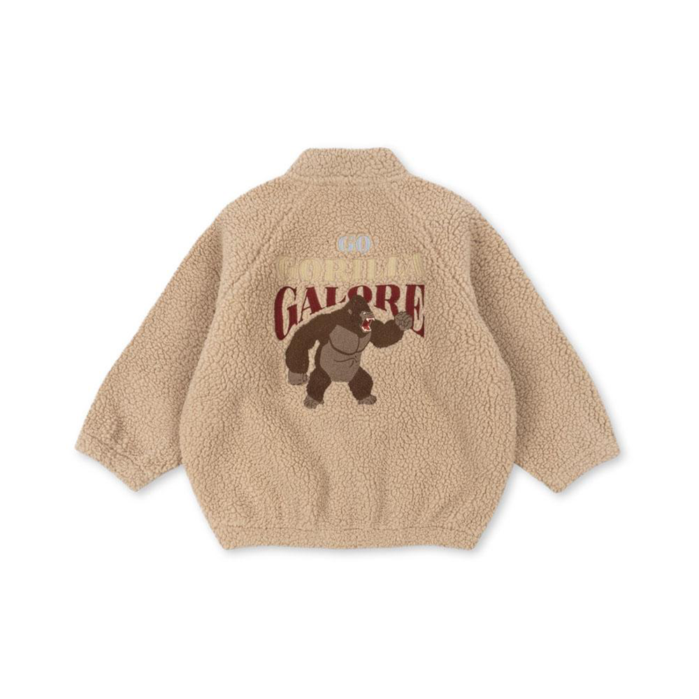 Konges Sløjd Teddy-Bomber-Jacke &#39;Jazz&#39; Oxford Tan