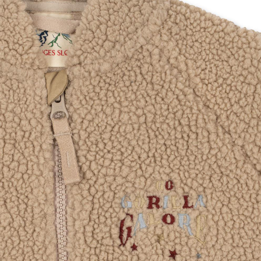 Konges Sløjd Teddy-Bomber-Jacke &#39;Jazz&#39; Oxford Tan