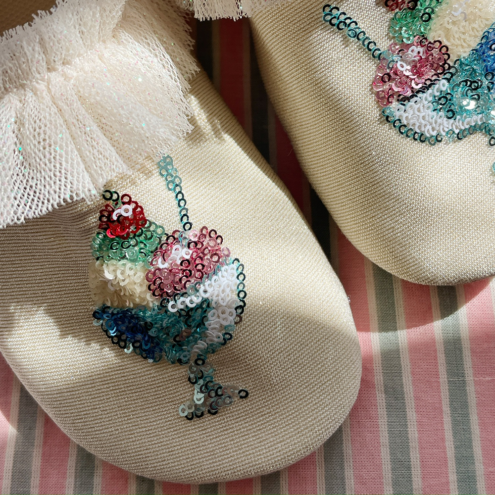 Konges Sløjd Chaussons de bain anti-UV « Amandine » Rosewater