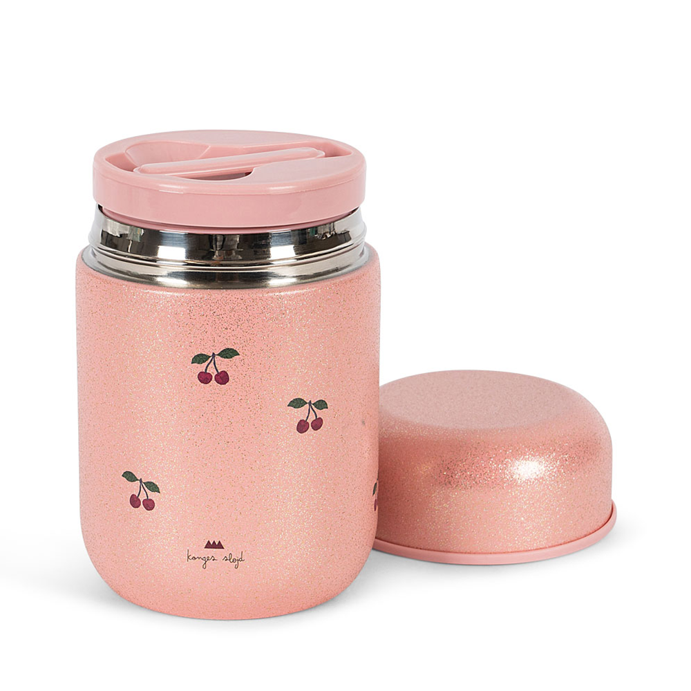 Konges Sløjd  Thermo Lunchbehälter 'Glitter' Cherry Glitter