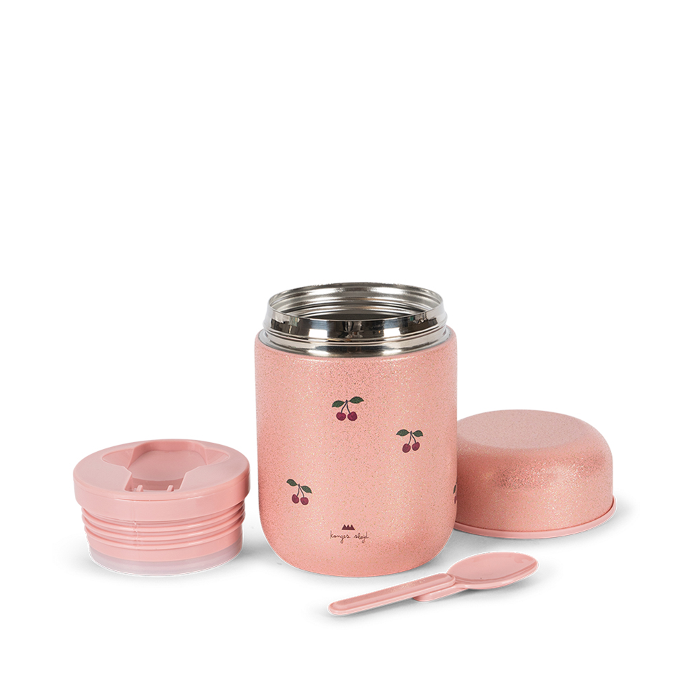 Konges Sløjd  Thermo Lunchbehälter 'Glitter' Cherry Glitter