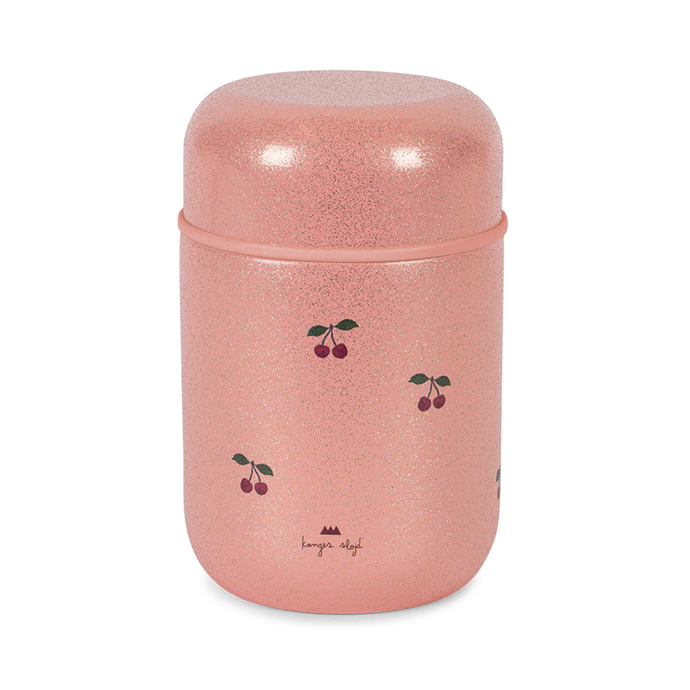 Konges Sløjd  Thermo Lunchbehälter 'Glitter' Cherry Glitter