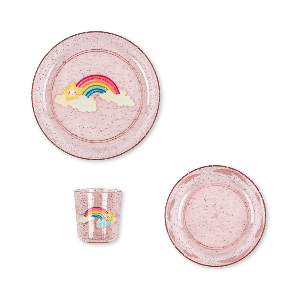 Konges Sløjd Dinnerware Set 'Sparkly' Rainbow