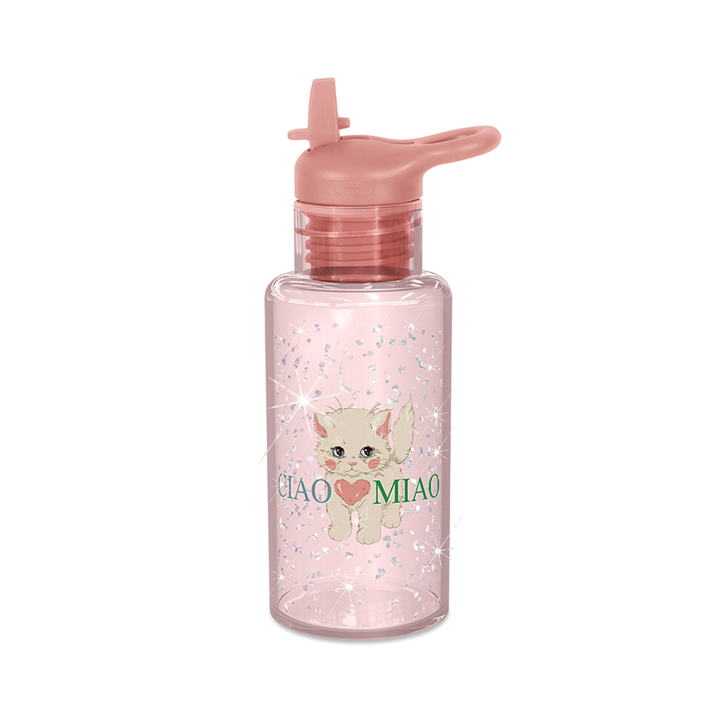 Konges Sløjd Glitzer Trinkflasche Ciao Miao