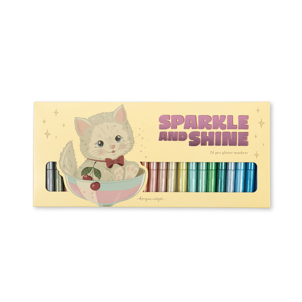Crayons à paillettes Konges Sløjd Chat