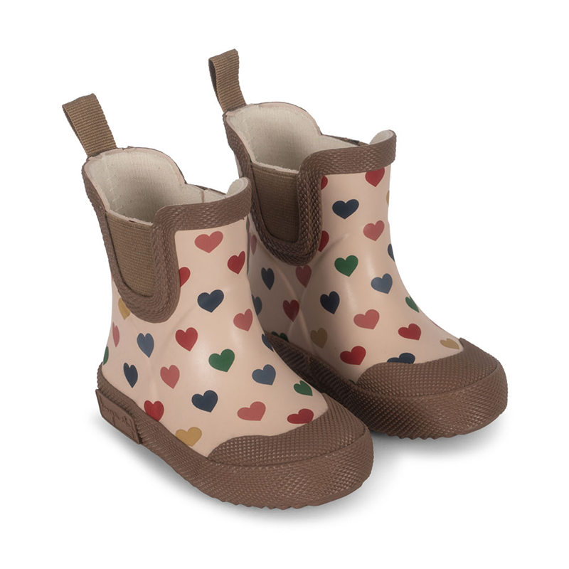 Konges Sløjd Regenstiefel &#39;Welly&#39; Coeur Coloré