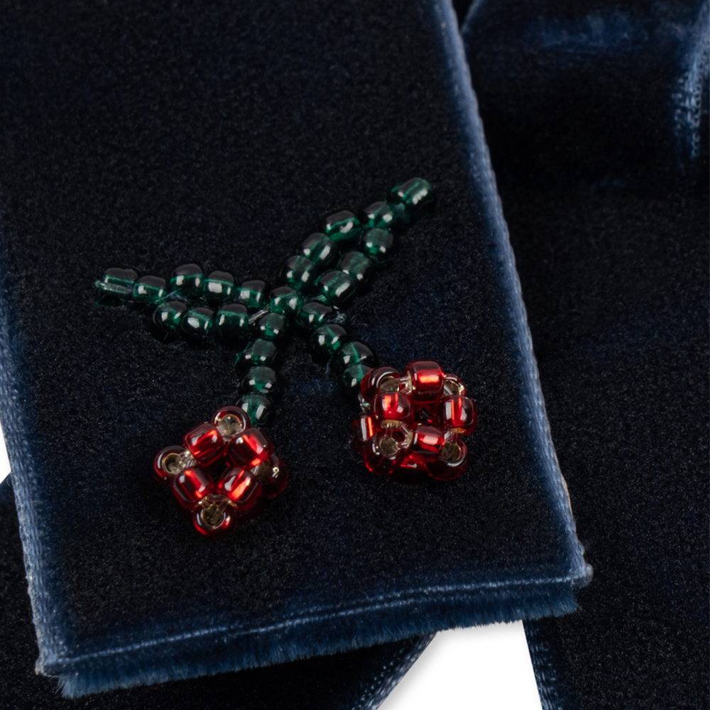 Konges Sløjd Haarclips 'Juliette Bow' Navy