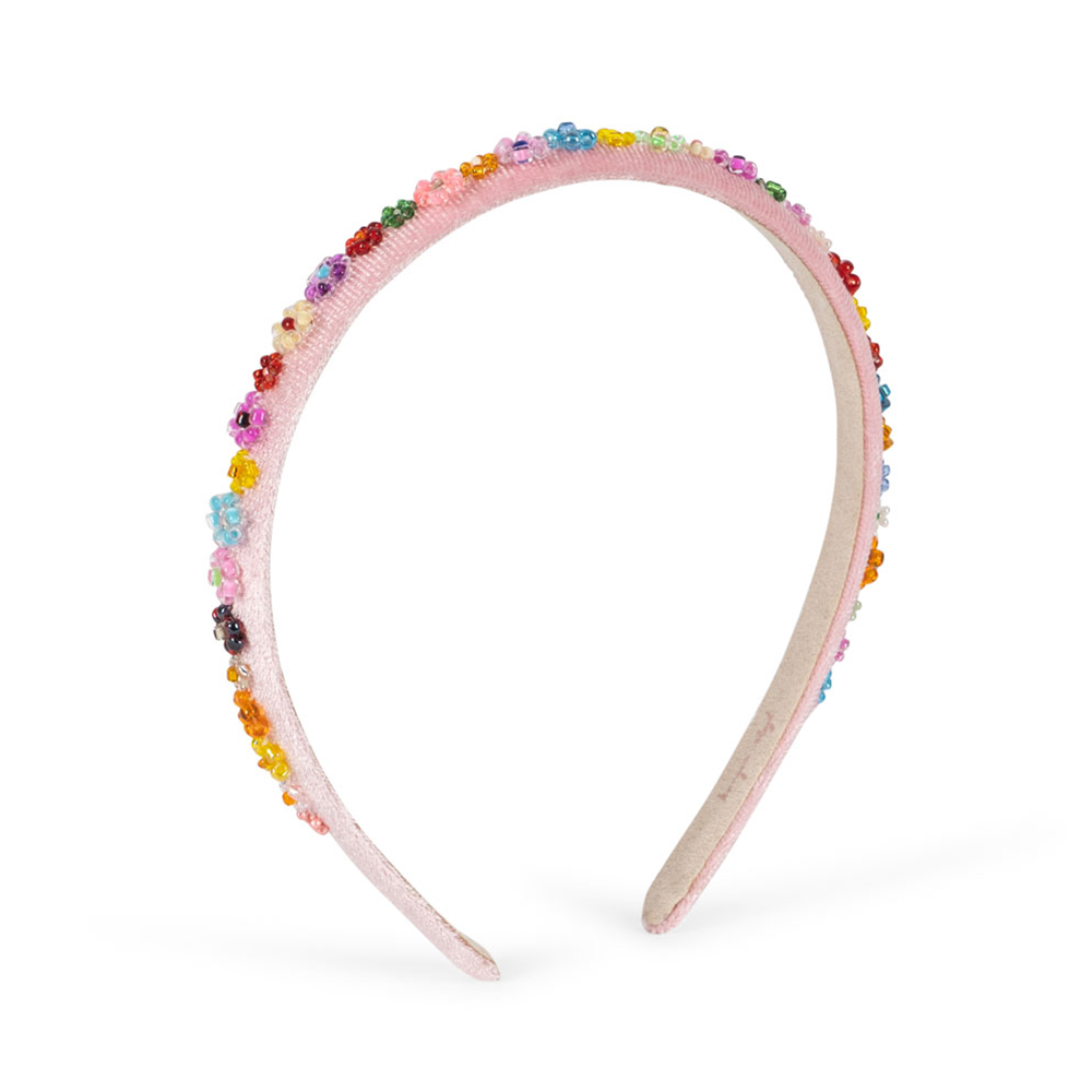 Konges Sløjd Bandeau « Champ de fleurs » Rose tendre - En ligne MY SNOWFLAKE