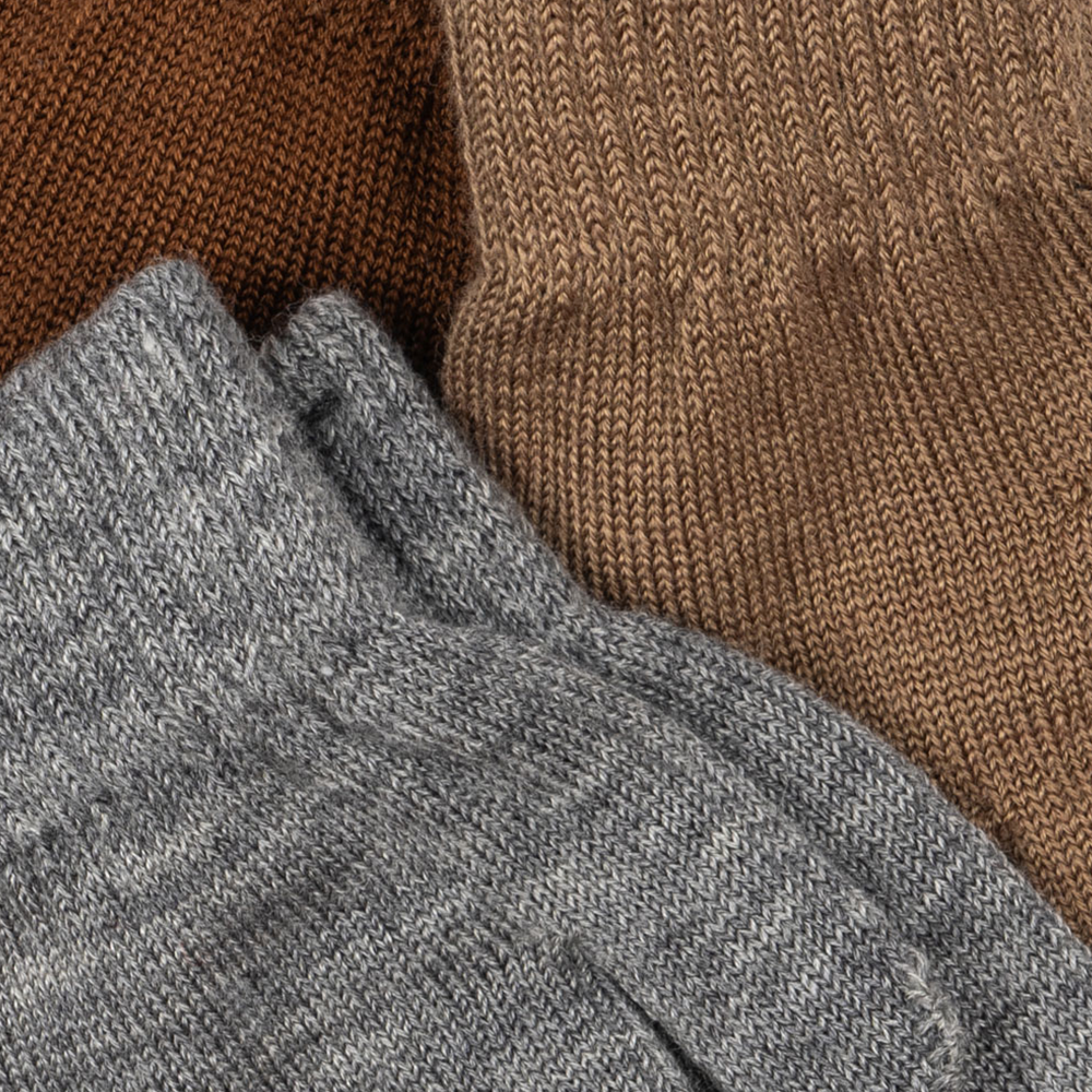 Konges Sløjd  Fingerhandschuhe &#39;Filla&#39; 3er Set Grey Melange/Beige/Brown