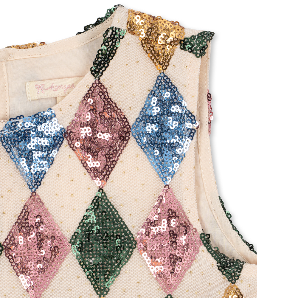 Robe Konges Sløjd 'Yvonne' Harlekin Sequin