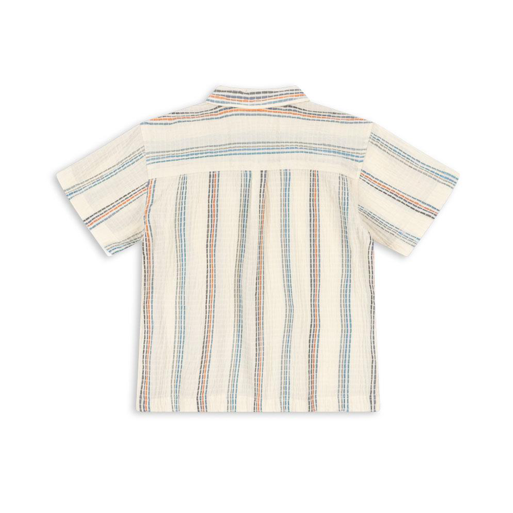 Konges Sløjd Seersucker Hemd 'Vincent' Antique White