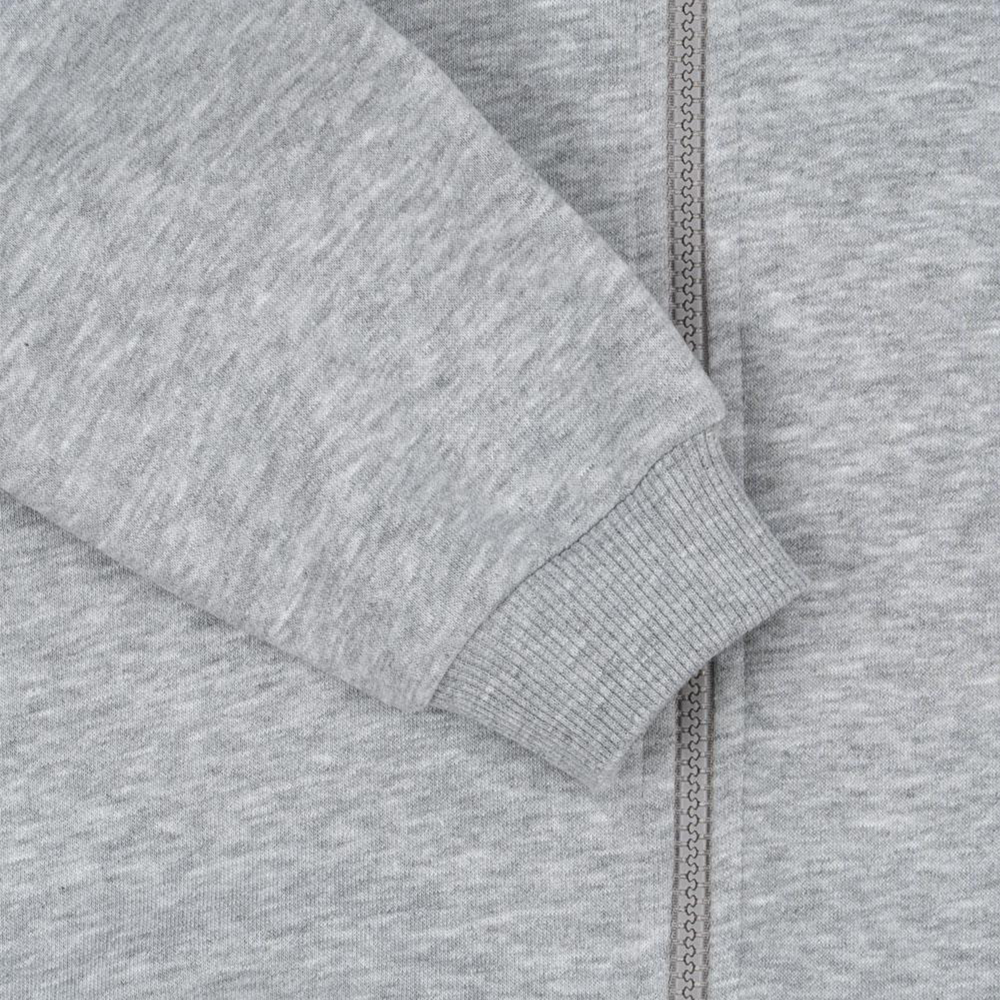 Konges Sløjd Pull 'Lou' à fermeture éclair gris chiné