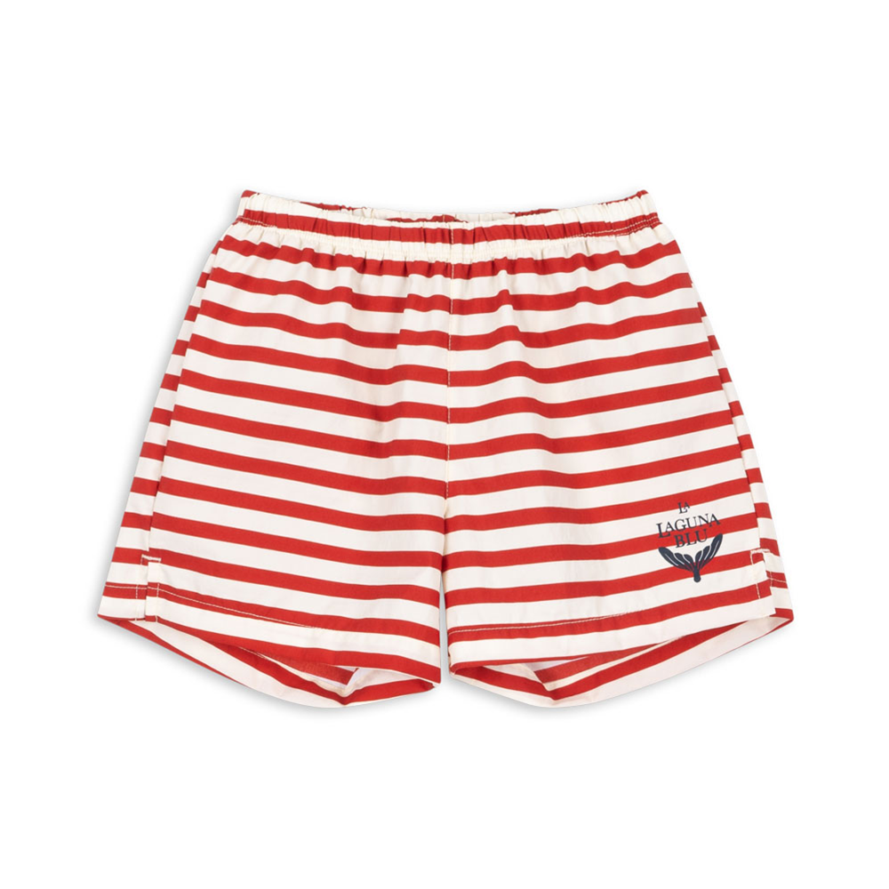 Konges Sløjd Swim Trunks 'Asnou' Stripe Rouge