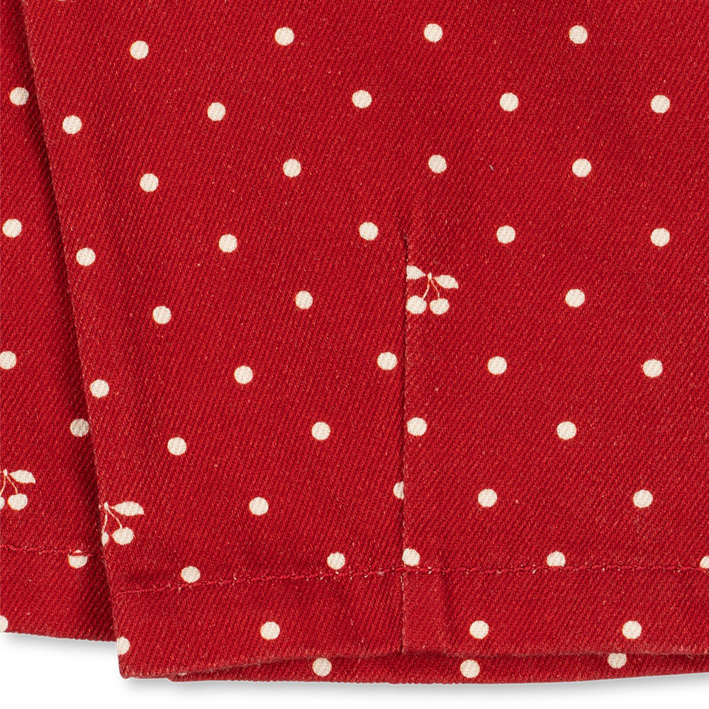 Pantalon Konges Sløjd en coton « Magot » motif Cherry Dot