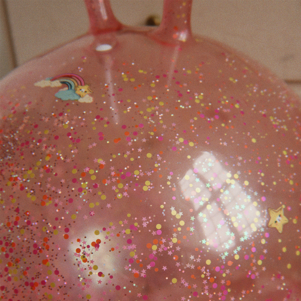 Konges Sløjd  Glitzer-Hüpfball Rainbow