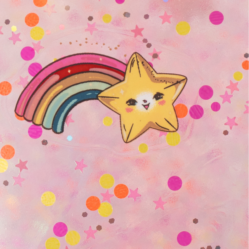 Konges Sløjd  Glitzer-Hüpfball Rainbow