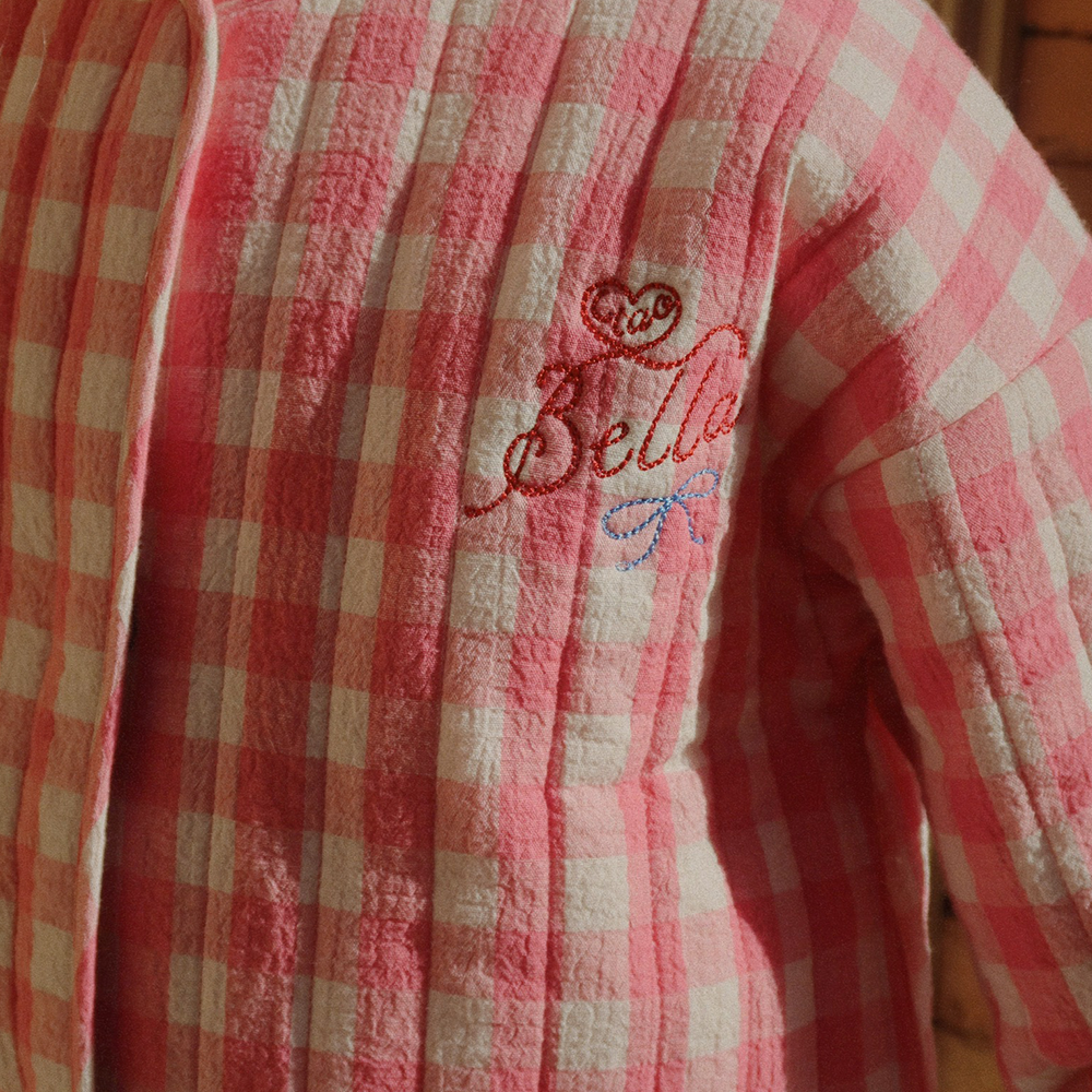 Konges Sløjd  Jacke &#39;RHW X KS&#39; Bella Peach Blossom Check