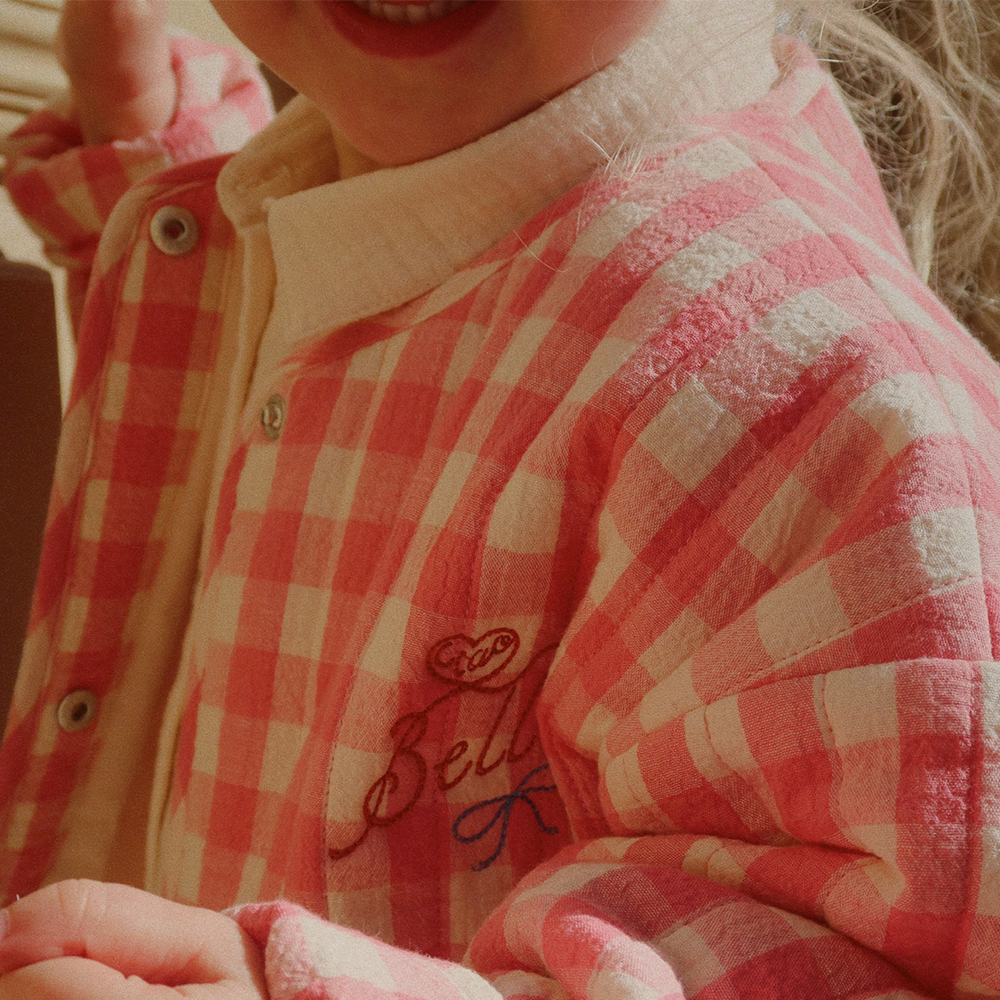Konges Sløjd  Jacke &#39;RHW X KS&#39; Bella Peach Blossom Check