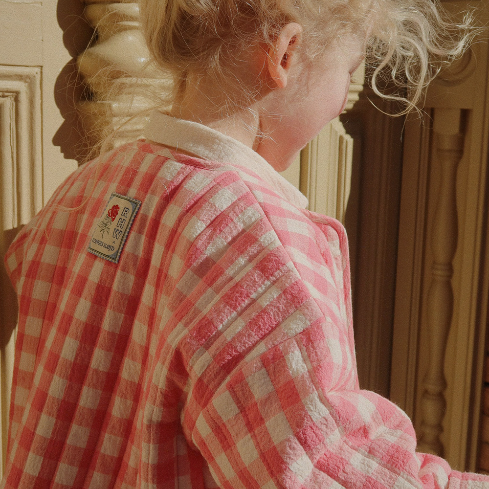 Konges Sløjd  Jacke &#39;RHW X KS&#39; Bella Peach Blossom Check