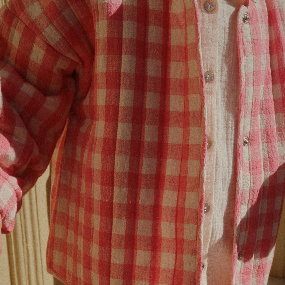 Konges Sløjd  Jacke &#39;RHW X KS&#39; Bella Peach Blossom Check