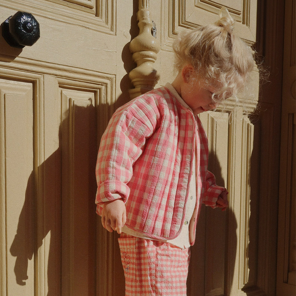 Konges Sløjd  Jacke &#39;RHW X KS&#39; Bella Peach Blossom Check
