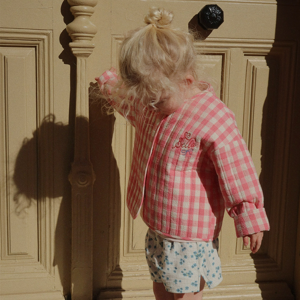 Konges Sløjd  Jacke &#39;RHW X KS&#39; Bella Peach Blossom Check