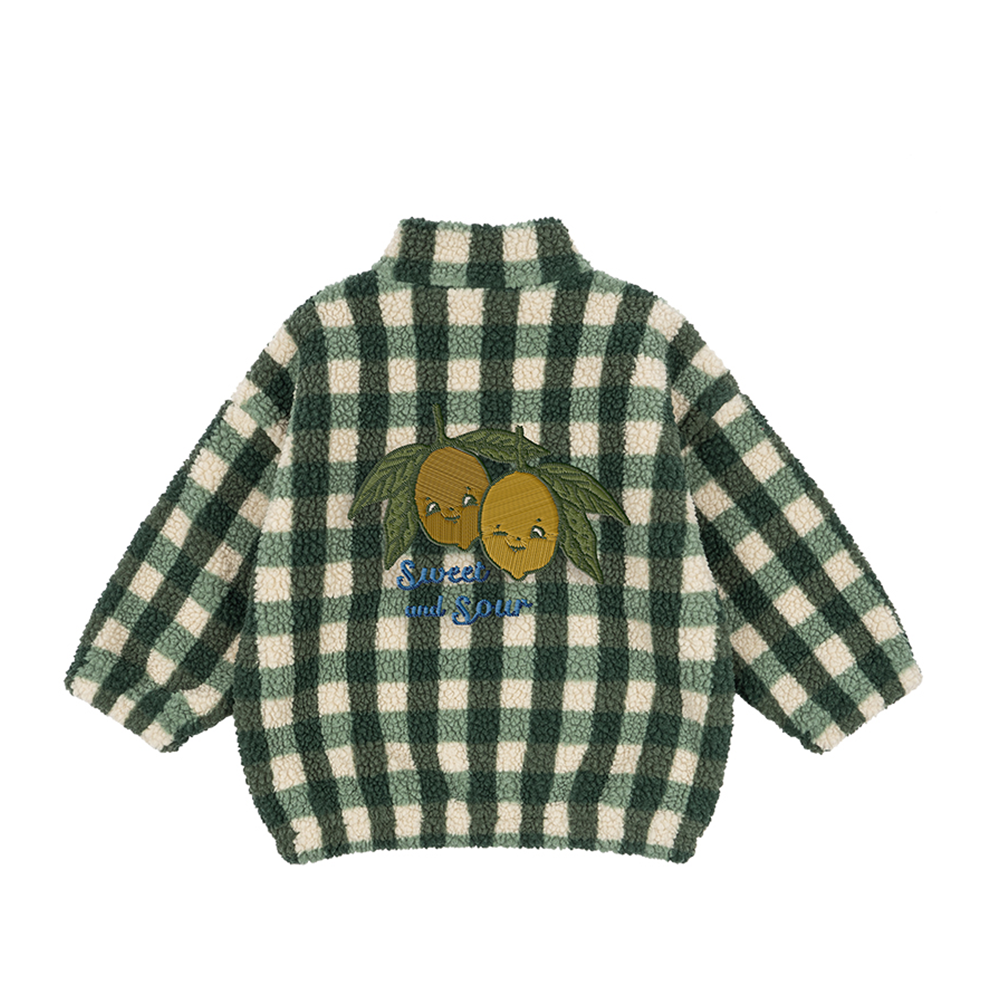 Konges Sløjd  Teddy Jacke 'Jody' Green Check