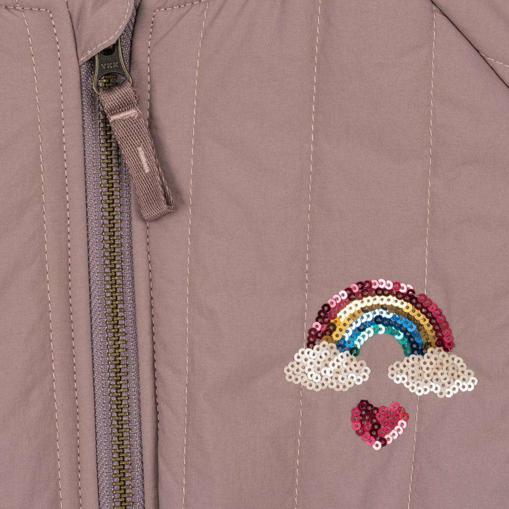 Konges Sløjd Bomber-Jacke &#39;Juno Sequin&#39; Twilight Mauve