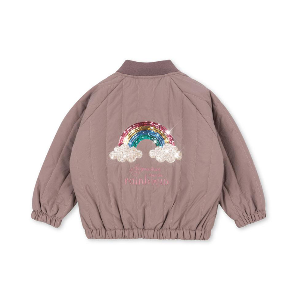 Konges Sløjd Bomber-Jacke &#39;Juno Sequin&#39; Twilight Mauve