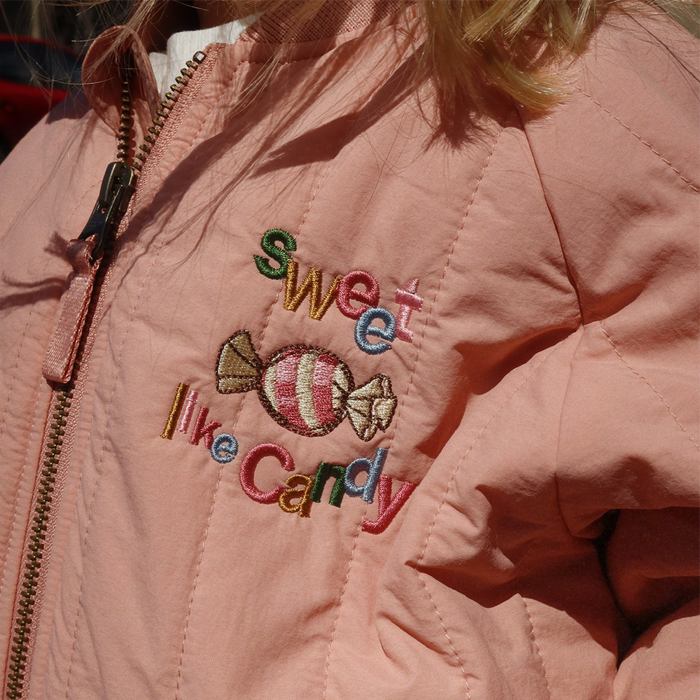 Konges Sløjd Bomber-Jacke 'Juno' Cameo Brown - Online MY SNOWFLAKE
