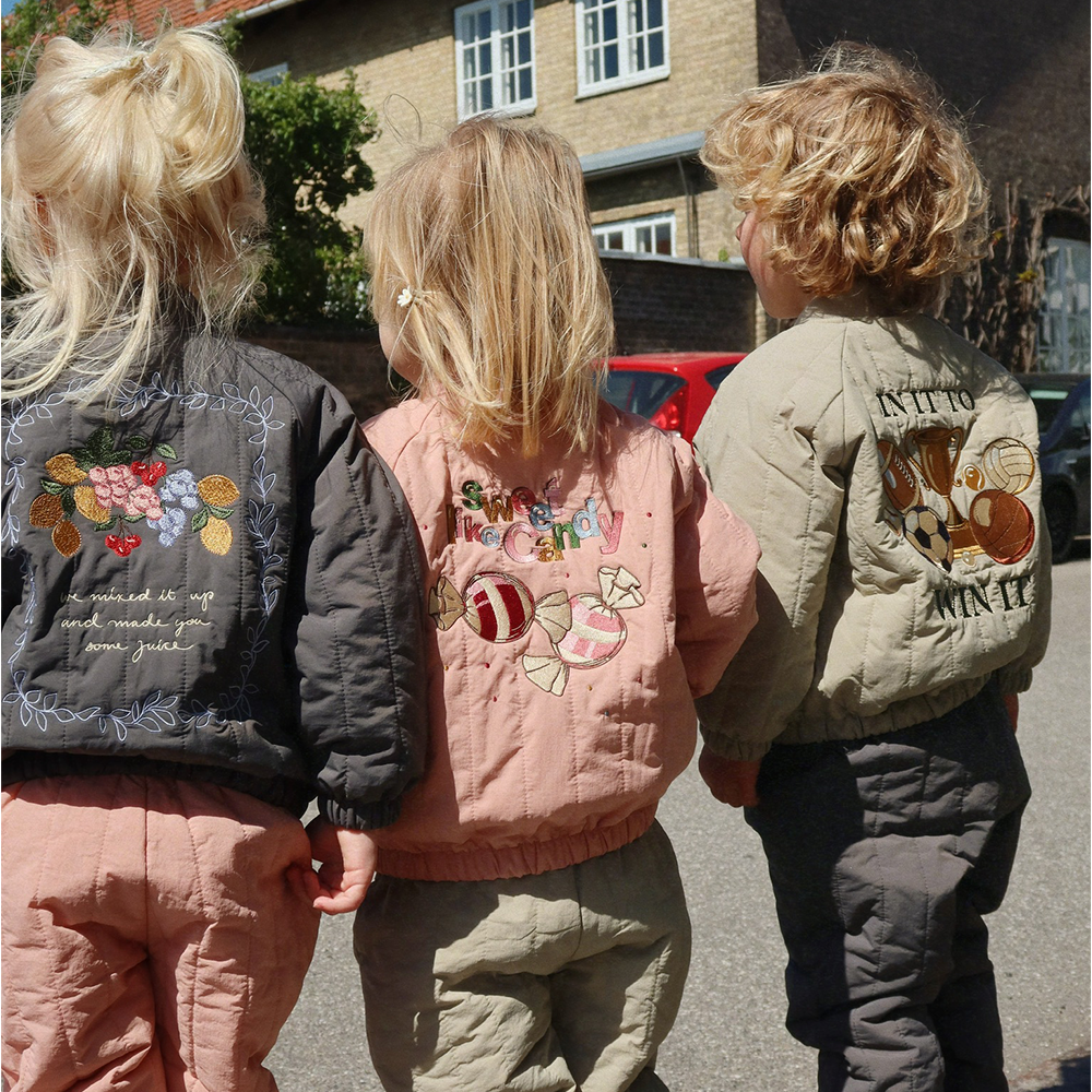 Konges Sløjd Bomber-Jacke 'Juno' Cameo Brown - Online MY SNOWFLAKE