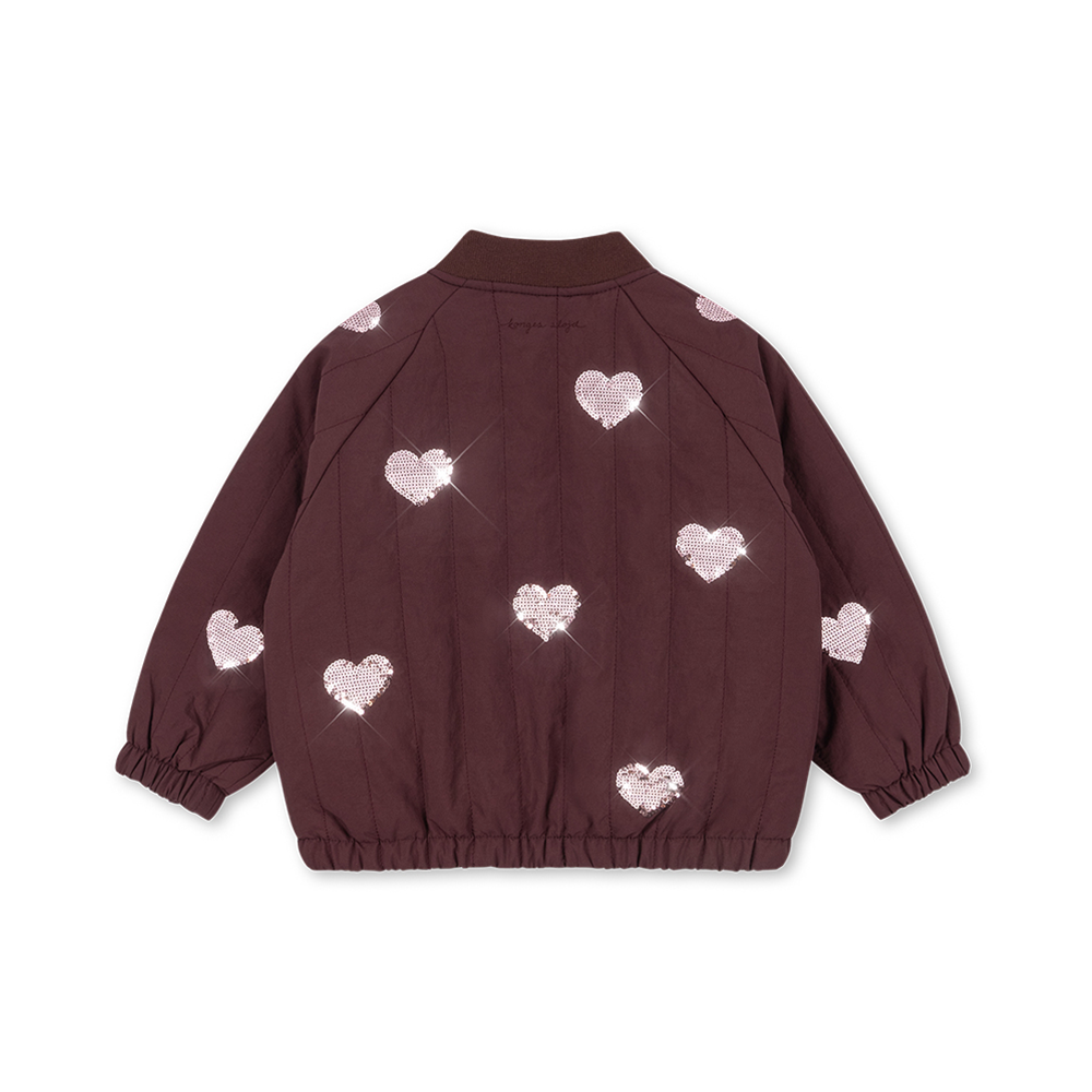 Konges Sløjd Bomber-Jacke 'Juno Sequin' Decadent Chocolate
