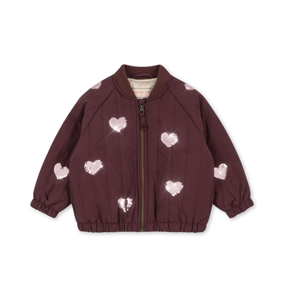 Konges Sløjd Bomber-Jacke 'Juno Sequin' Decadent Chocolate