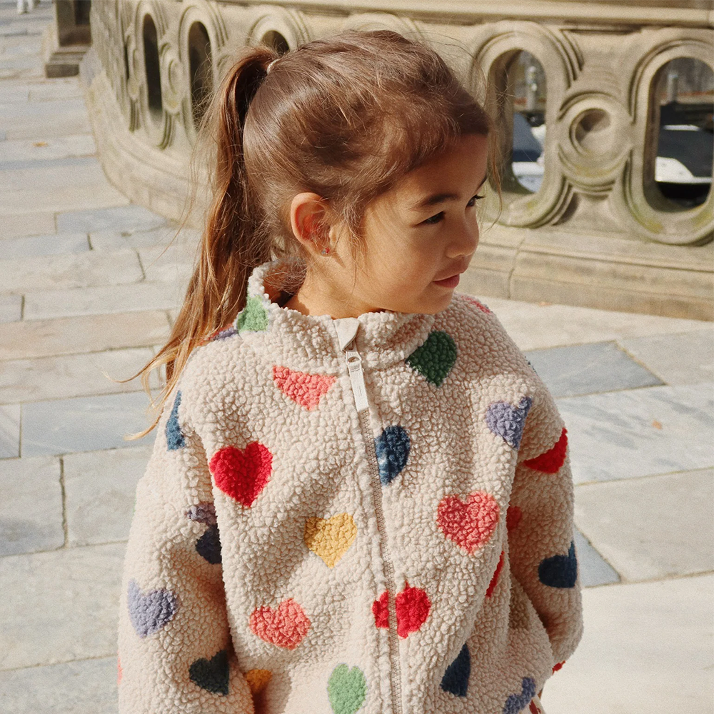 Konges Sløjd  Teddy Jacke &#39;Jody&#39; Bon Coeur Coloré