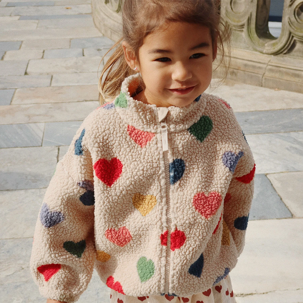 Konges Sløjd  Teddy Jacke &#39;Jody&#39; Bon Coeur Coloré