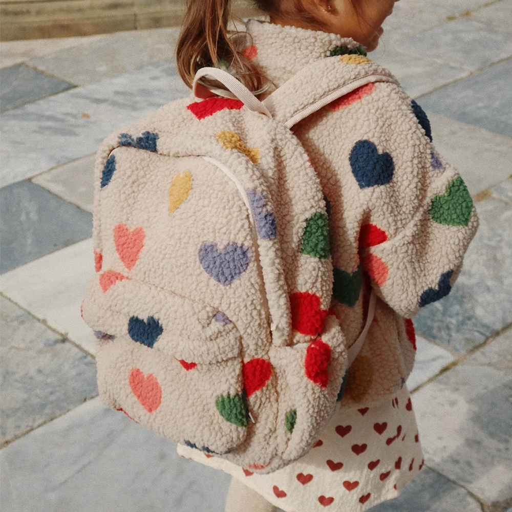 Konges Sløjd  Teddy Rucksack &#39;Judy&#39; Bon Coeur Coloré