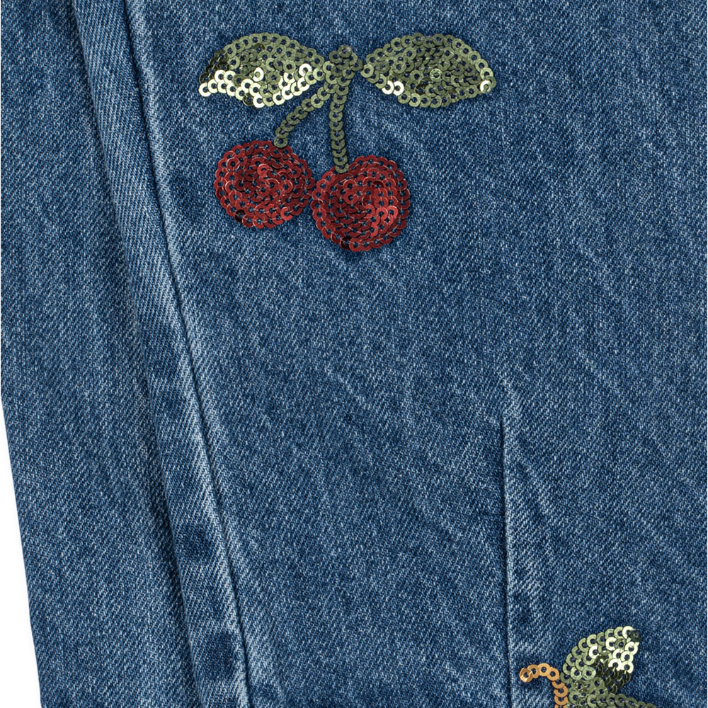 Konges Sløjd Jeans mit Pailletten &#39;Magot&#39; Vitamins